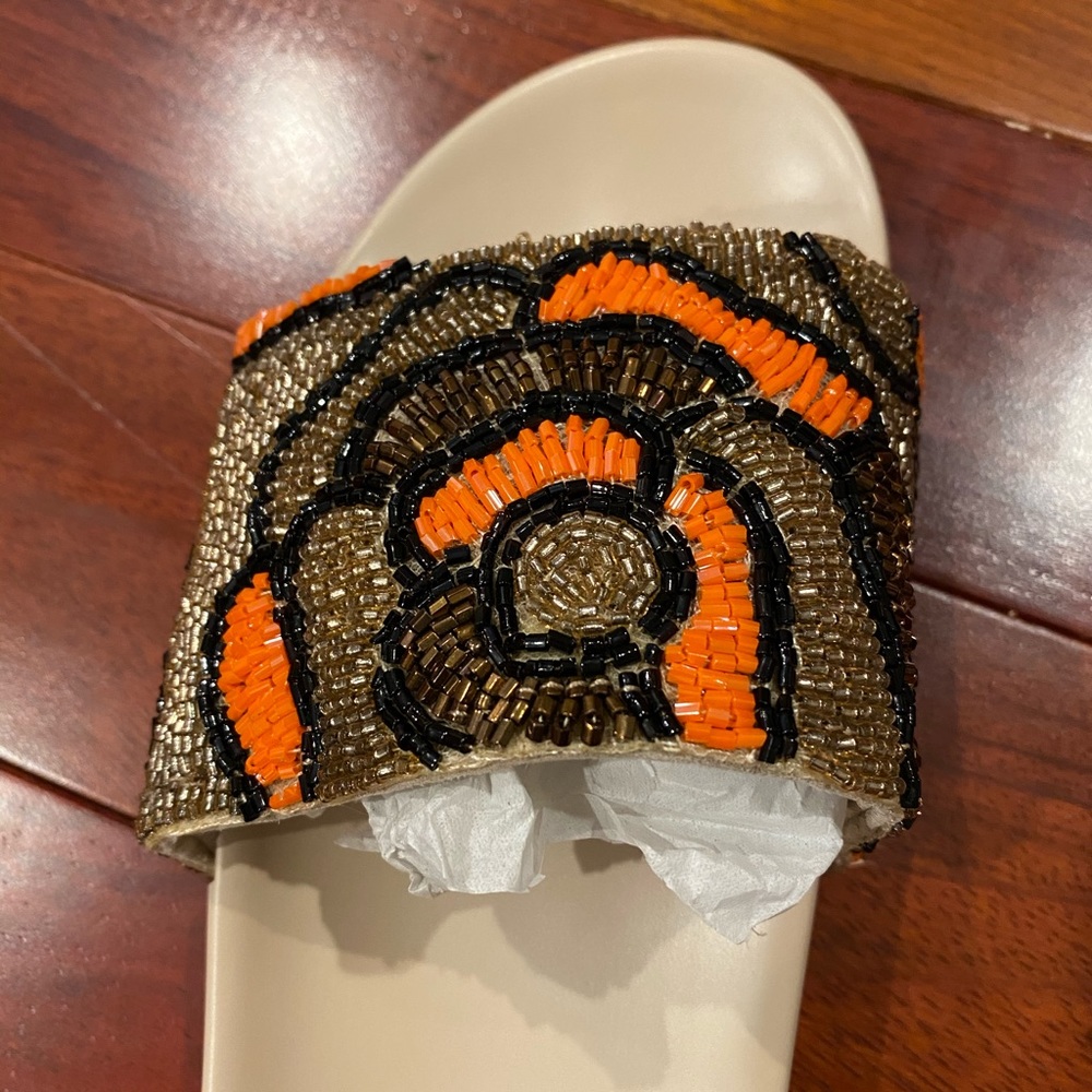 Aldo floral print slides